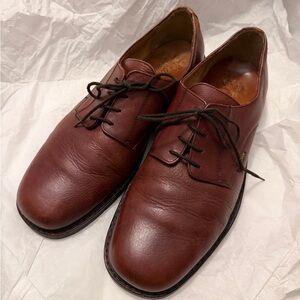 Mephisto Goodyear Welt Men's Leather Derby Shoes Air-Relax Brown Size 13